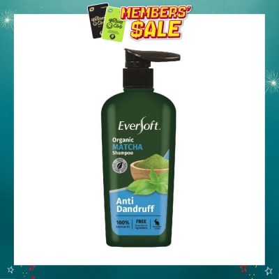 EVERSOFT - Organic Matcha Anti Dandruff Shampoo 480ml