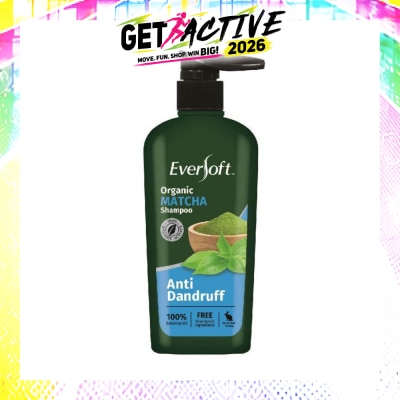 EVERSOFT - Organic Matcha Anti Dandruff Shampoo 480ml image