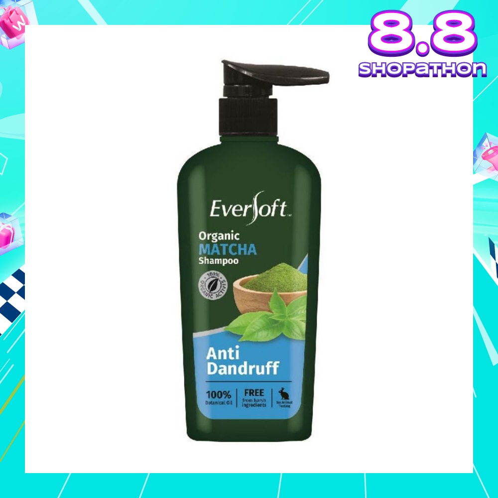 Organic Matcha Anti Dandruff Shampoo 480ml