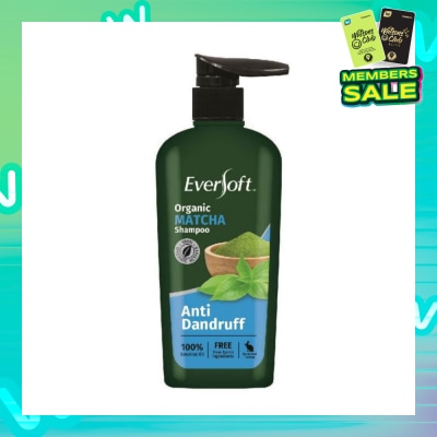 EVERSOFT Organic Matcha Anti Dandruff Shampoo 480ml