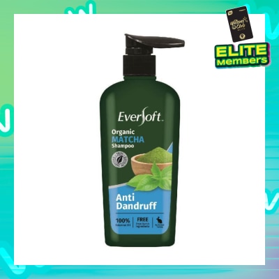 EVERSOFT Organic Matcha Anti Dandruff Shampoo 480ml
