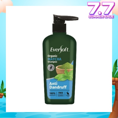 EVERSOFT Organic Matcha Anti Dandruff Shampoo 480ml