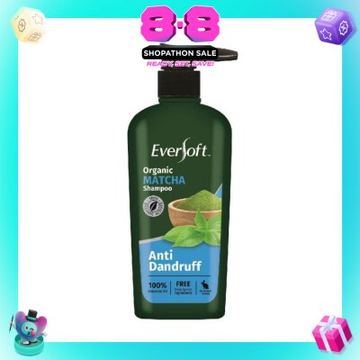 EVERSOFT - Organic Matcha Anti Dandruff Shampoo 480ml
