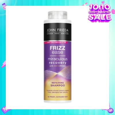 JOHN FRIEDA Frizz Ease Miraculous Recovery with Ceramides Repairing Shampoo (For Frizzy Damaged Hair)500ml