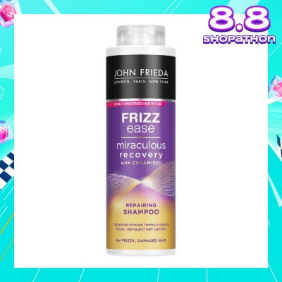 JOHN FRIEDA Frizz Ease Miraculous Recovery with Ceramides Repairing Shampoo (For Frizzy Damaged Hair)500ml