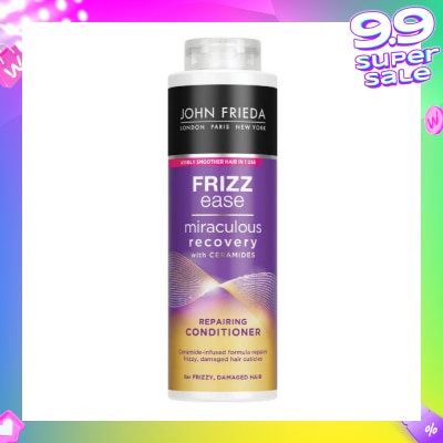 JOHN FRIEDA Frizz Ease Miraculous Recovery with Ceramides Repairing Conditioner (For Frizzy Damaged Hair) 500ml