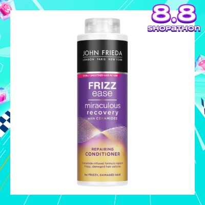 JOHN FRIEDA Frizz Ease Miraculous Recovery with Ceramides Repairing Conditioner (For Frizzy Damaged Hair) 500ml