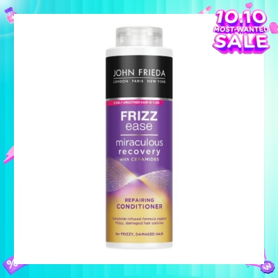 JOHN FRIEDA Frizz Ease Miraculous Recovery with Ceramides Repairing Conditioner (For Frizzy Damaged Hair) 500ml