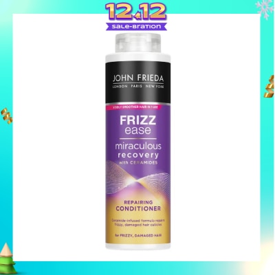 JOHN FRIEDA Frizz Ease Miraculous Recovery with Ceramides Repairing Conditioner (For Frizzy Damaged Hair) 500ml