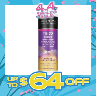 JOHN FRIEDA - Frizz Ease Miraculous Recovery with Ceramides Repairing Conditioner (For Frizzy Damaged Hair) 500ml
