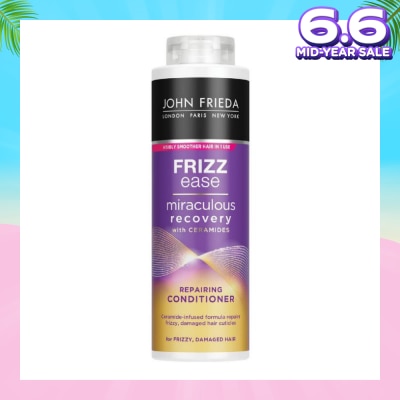JOHN FRIEDA Frizz Ease Miraculous Recovery with Ceramides Repairing Conditioner (For Frizzy Damaged Hair) 500ml