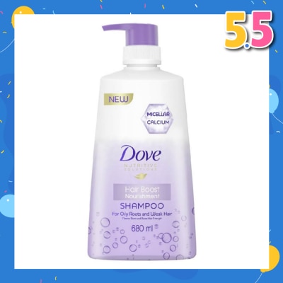 DOVE Dove Hair Boost Nourishment Micellar Shampoo 680ml (For Oily Roots, Weak Hair)