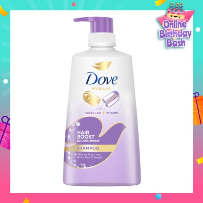 DOVE Dove Hair Boost Nourishment Micellar Shampoo 680ml (For Oily Roots, Weak Hair)