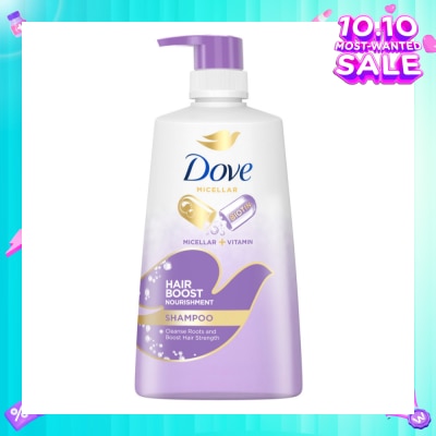 DOVE Dove Hair Boost Nourishment Micellar Shampoo 650ml (For Oily Roots, Weak Hair)