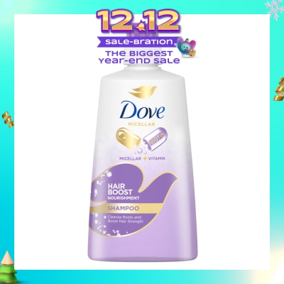 DOVE Dove Hair Boost Nourishment Micellar Shampoo 650ml (For Oily Roots, Weak Hair)