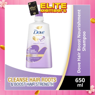 DOVE Dove Hair Boost Nourishment Micellar Shampoo 650ml (For Oily Roots, Weak Hair)