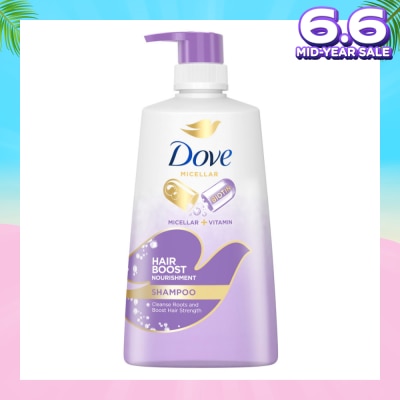 DOVE Dove Hair Boost Nourishment Micellar Shampoo 680ml (For Oily Roots, Weak Hair)