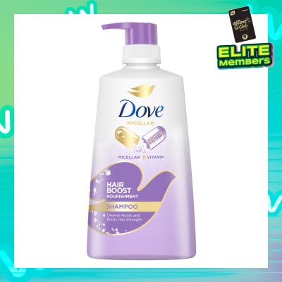 DOVE Dove Hair Boost Nourishment Micellar Shampoo 650ml (For Oily Roots, Weak Hair)