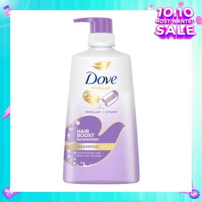DOVE Dove Hair Boost Nourishment Micellar Shampoo 650ml (For Oily Roots, Weak Hair)
