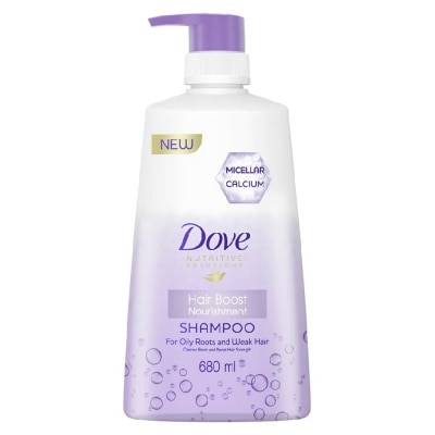 DOVE Dove Hair Boost Nourishment Micellar Shampoo 680ml (For Oily Roots, Weak Hair)