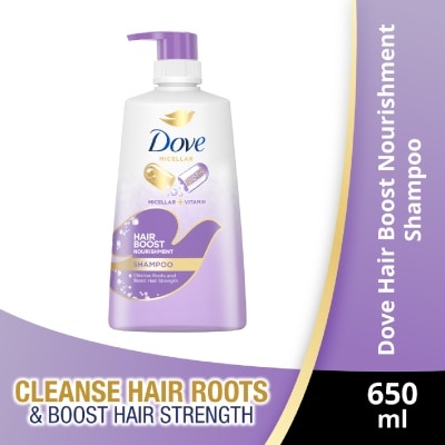 DOVE Dove Hair Boost Nourishment Micellar Shampoo 650ml (For Oily Roots, Weak Hair)