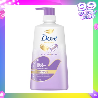 DOVE Dove Hair Boost Nourishment Micellar Shampoo 650ml (For Oily Roots, Weak Hair)