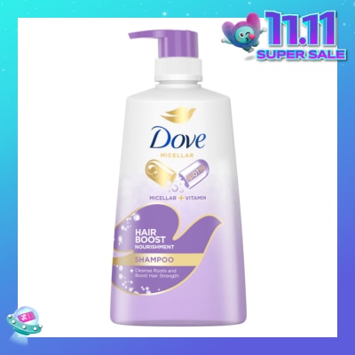DOVE Dove Hair Boost Nourishment Micellar Shampoo 650ml (For Oily Roots, Weak Hair)
