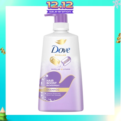 DOVE Dove Hair Boost Nourishment Micellar Shampoo 650ml (For Oily Roots, Weak Hair)