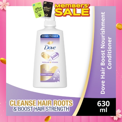 DOVE Dove Hair Boost Nourishment Conditioner 630ml (For Oily Roots, Weak Hair)