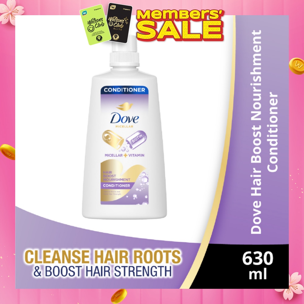 Dove Hair Boost Nourishment Conditioner 630ml (For Oily Roots, Weak Hair)