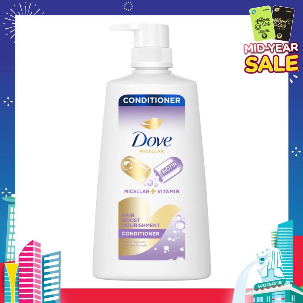 Dove Hair Boost Nourishment Conditioner 660ml (For Oily Roots, Weak Hair)
