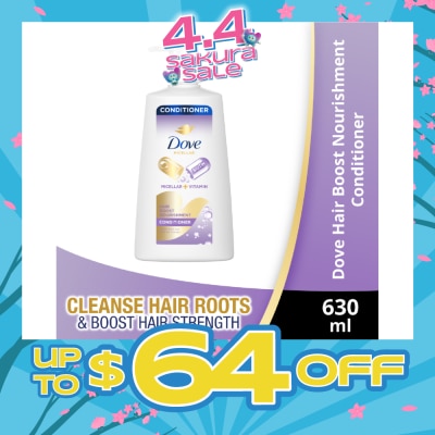 DOVE - Dove Hair Boost Nourishment Conditioner 630ml (For Oily Roots, Weak Hair)