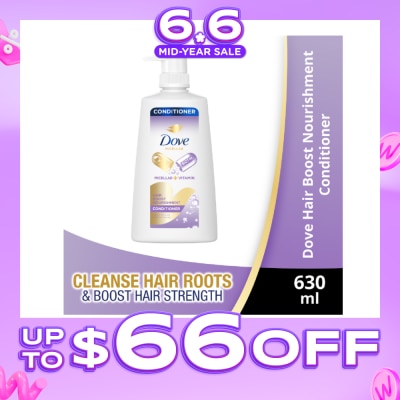 DOVE - Hair Boost Nourishment Conditioner 630ml (For Oily Roots, Weak Hair)