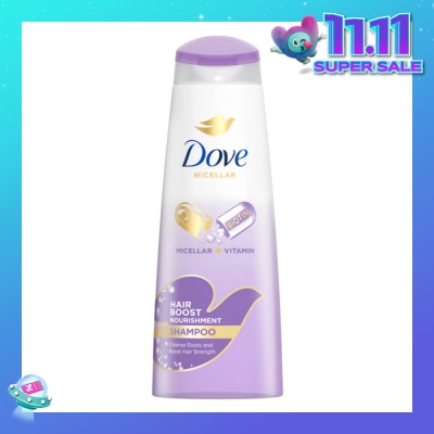 DOVE Dove Hair Boost Nourishment Micellar Shampoo 340ml (For Oily Roots, Weak Hair)