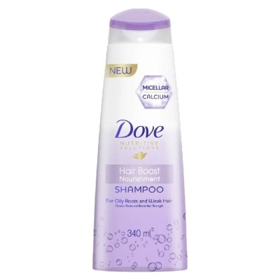 DOVE Dove Hair Boost Nourishment Micellar Shampoo 340ml (For Oily Roots, Weak Hair)