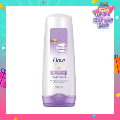 DOVE Dove Hair Boost Nourishment Conditioner 320ml (For Oily Roots, Weak Hair)