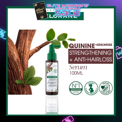 KLORANE Anti-Hair Loss Quinine & Organic Edelweiss Serum (For All Types Of Hair Loss, Suitable During Pregnancy & Breastfeeding) 100ml