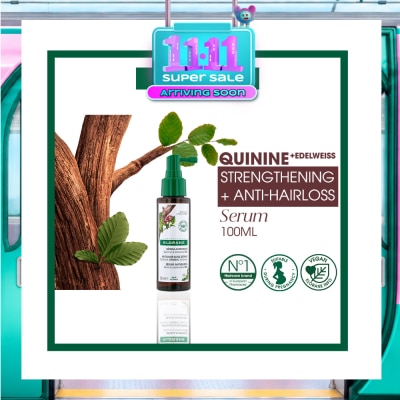 KLORANE [CHRISTMAS] Anti Hair Loss Quinine & Organic Edelweiss Serum (For All Types Of Hair Loss, Suitable During Pregnancy & Breastfeeding) 100ml image