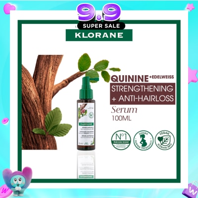KLORANE - Anti-Hair Loss Quinine & Organic Edelweiss Serum (For All Types Of Hair Loss, Suitable During Pregnancy & Breastfeeding) 100ml image