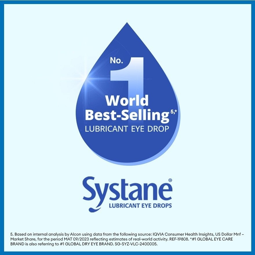 Systane Lubricant Eye Drops (Long Lasting Soothing Comfort for Dry Eyes) 15ml