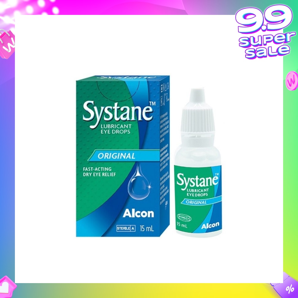 Systane Lubricant Eye Drops (Long Lasting Soothing Comfort for Dry Eyes) 15ml