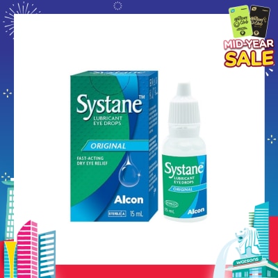 ALCON Systane Lubricant Eye Drops (Long Lasting Soothing Comfort for Dry Eyes) 15ml