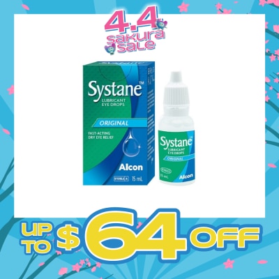 ALCON Systane Lubricant Eye Drops (Long Lasting Soothing Comfort for Dry Eyes) 15ml