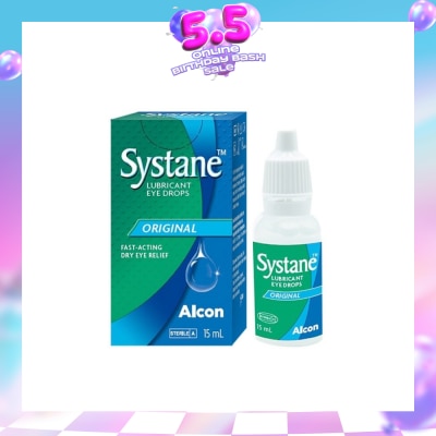 ALCON - Systane Lubricant Eye Drops (Long Lasting Soothing Comfort for Dry Eyes) 15ml