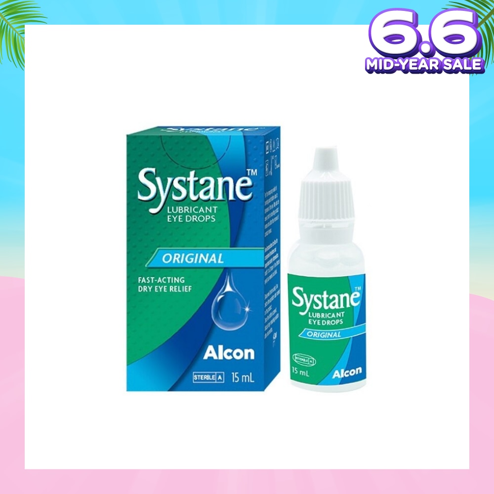 Systane Lubricant Eye Drops (Long Lasting Soothing Comfort for Dry Eyes) 15ml