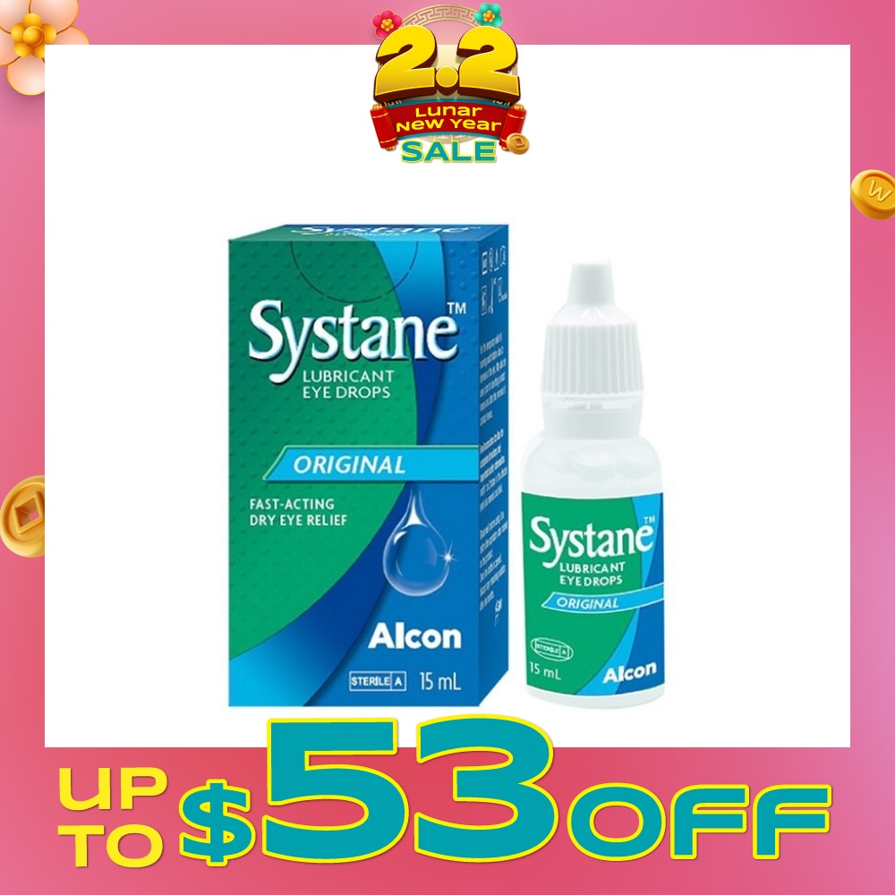 Systane Lubricant Eye Drops (Long Lasting Soothing Comfort for Dry Eyes) 15ml