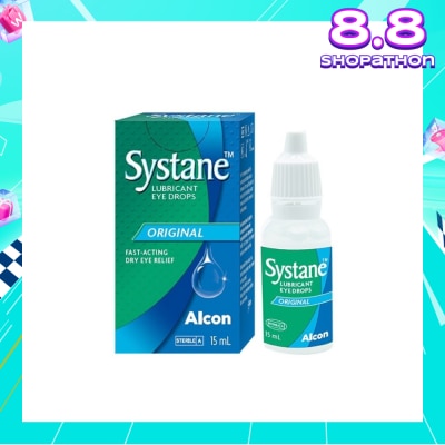 ALCON Systane Lubricant Eye Drops (Long Lasting Soothing Comfort for Dry Eyes) 15ml
