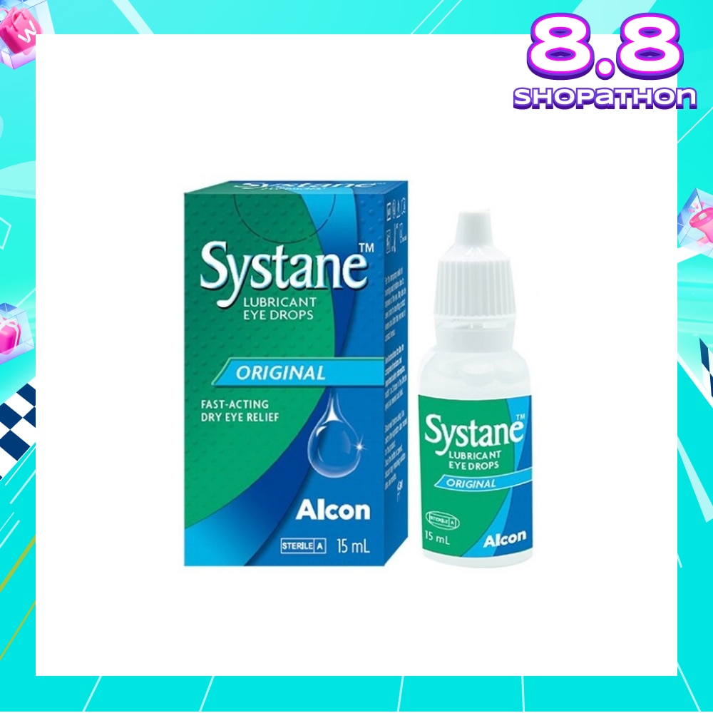 Systane Lubricant Eye Drops (Long Lasting Soothing Comfort for Dry Eyes) 15ml