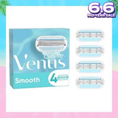 GILLETTE VENUS Smooth Blade Refill (Designed to Avoid Rust) 4s