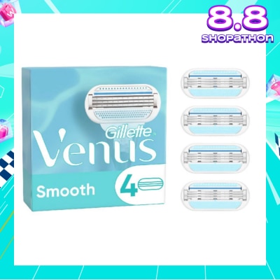 GILLETTE VENUS Smooth Blade Refill (Designed to Avoid Rust) 4s